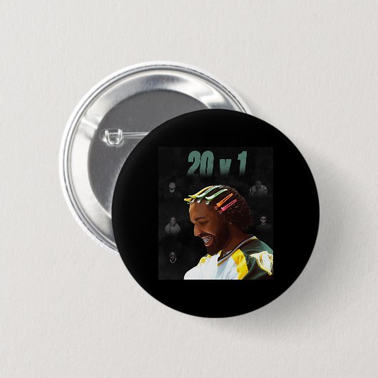 Badge Rond 5 Cm Sticker Drake 20 V 1 (Devant & derrière)