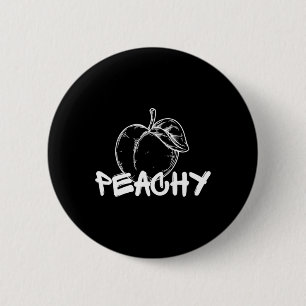Badge Rond 5 Cm Sticker Peachy Pure Bliss