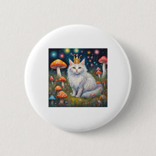 Badge Rond 5 Cm Sticker Royal Chat Super Cute Light