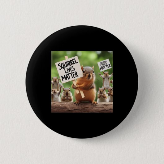 Badge Rond 5 Cm Sticker Squirrel Lives (Devant)