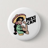 Badge Rond 5 Cm Stickers MexiCAN (Devant)