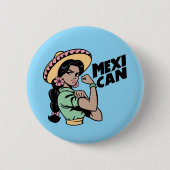 Badge Rond 5 Cm Stickers MexiCAN (Devant)