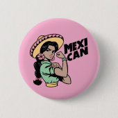 Badge Rond 5 Cm Stickers MexiCAN (Devant)
