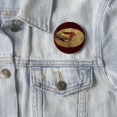 Badge Rond 5 Cm Still Life with Three Books par Vincent van Gogh (En situation)