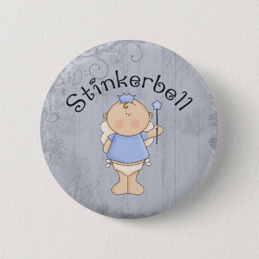 Badge Rond 5 Cm Stinkerbell (Devant)