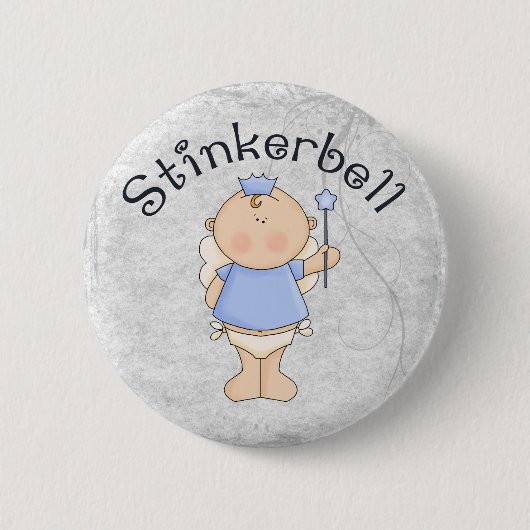 Badge Rond 5 Cm Stinkerbell (Devant)