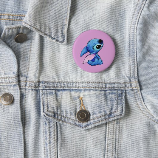 Badge Rond 5 Cm Stitch Button (En situation)