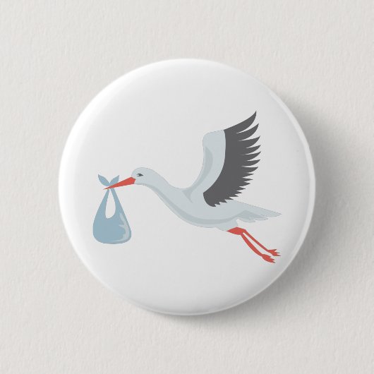 Badge Rond 5 Cm Stocker La Livraison (Devant)