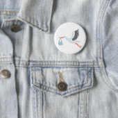 Badge Rond 5 Cm Stocker La Livraison (En situation)