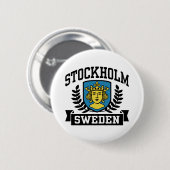 Badge Rond 5 Cm Stockholm (Devant & derrière)