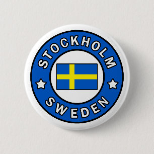 Badge Rond 5 Cm Stockholm Suède