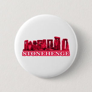 Badge Rond 5 Cm Stonehenge Magenta transsp Le MUSÉE Zazzle Cadeaux
