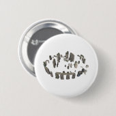 Badge Rond 5 Cm Stonehenge : Modèle 3D: (Devant & derrière)