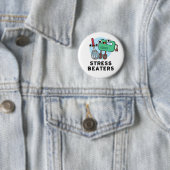 Badge Rond 5 Cm Stress Beatters Funny Baking Whisk Pun (En situation)