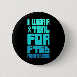 Badge Rond 5 Cm Stress Traumatique Post-Rétro Sensibilisation À L'