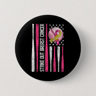 Badge Rond 5 Cm Striout Breast Cancer Softll Combattre Me Sensibil
