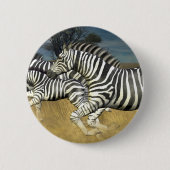 Badge Rond 5 Cm Stripes de course - Zebra (Devant)