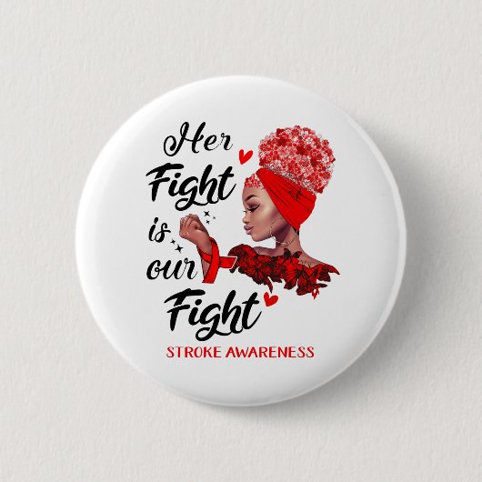 Badge Rond 5 Cm Stroc Conscience Son combat est notre combat (Devant)