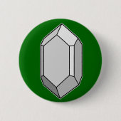 Badge Rond 5 Cm Structure en cristal Zircon (Devant)