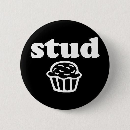 Badge Rond 5 Cm Stud Muffin (Devant)