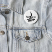Badge Rond 5 Cm Stuff Baritone - Drôle musique Baritone (En situation)