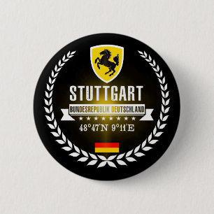Badge Rond 5 Cm Stuttgart