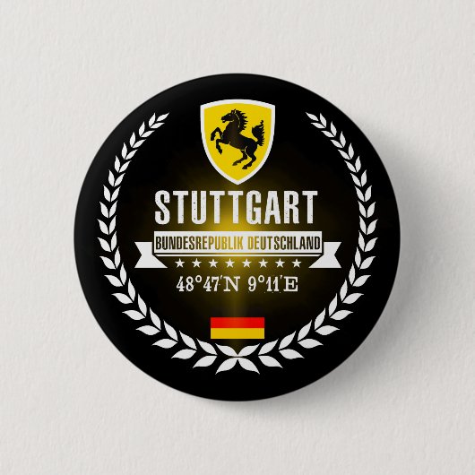 Badge Rond 5 Cm Stuttgart (Devant)