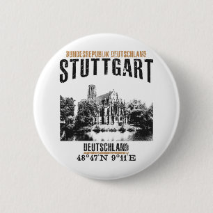 Badge Rond 5 Cm Stuttgart