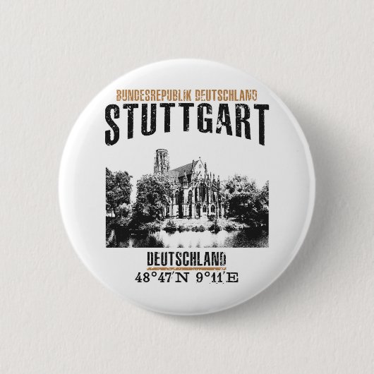 Badge Rond 5 Cm Stuttgart (Devant)