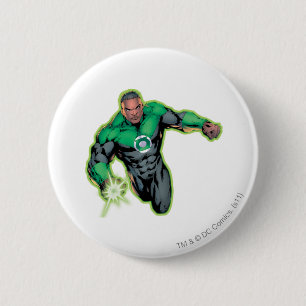 Badge Rond 5 Cm Style comique - lanterne verte