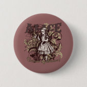 Badge Rond 5 Cm Style d'Alice Carnivale (Devant)