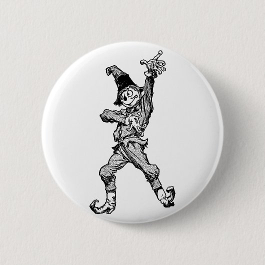 Badge Rond 5 Cm Style de disco de danse d'épouvantail (Devant)