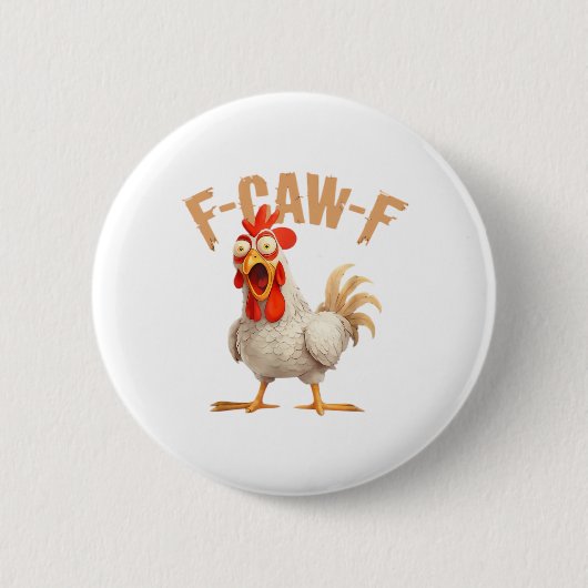 Badge Rond 5 Cm Style esthétique classique F-Caw-F (Devant)