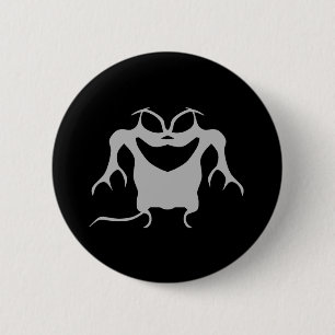 Badge Rond 5 Cm Style gothique Halloween créature