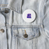 Badge Rond 5 Cm Style Graffiti pour fille NYC (En situation)