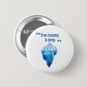 Badge Rond 5 Cm Style profond - Boutons et patchs Iceberg (Devant & derrière)