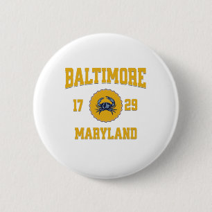 Badge Rond 5 Cm Style universitaire Baltimore Maryland College