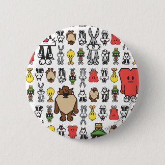 Badge Rond 5 Cm Styliser TWEETY™ et ses amis