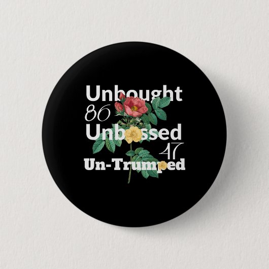 Badge Rond 5 Cm Subtle Floral Unbuy Unbossed Non-trumped. 8647 R (Devant)
