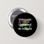 Badge Rond 5 Cm Subtle Floral Unbuy Unbossed Non-trumped. 8647 R (Devant & derrière)