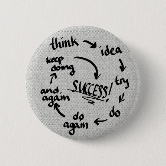 Badge Rond 5 Cm Succès (Devant)