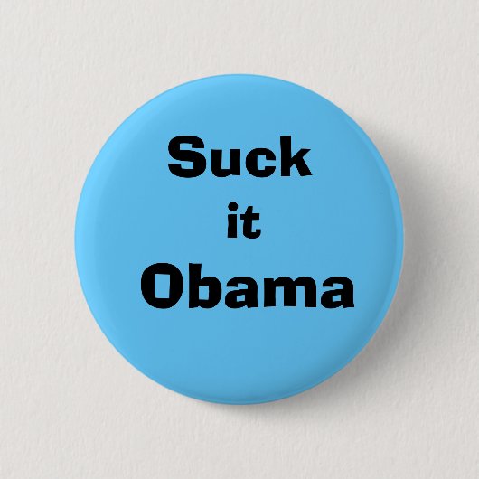 Badge Rond 5 Cm Sucez-le Obama ! (Devant)