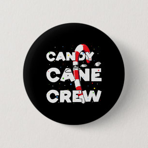 Badge Rond 5 Cm Sucre de canne Crew Fun Christmas Candy Loover Dan