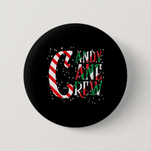 Badge Rond 5 Cm Sucre de canne Crew Xmas Correspondant Famille Suc