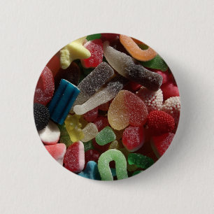 Badge Rond 5 Cm Sucrerie