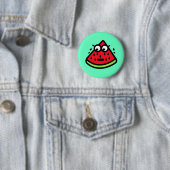 Badge Rond 5 Cm Sueur de pastèque (En situation)