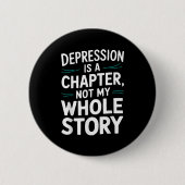 Badge Rond 5 Cm Suicide Awareness Depression Anxiety Mental Health (Devant)