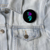 Badge Rond 5 Cm Suicide Awareness Semicolon You (En situation)