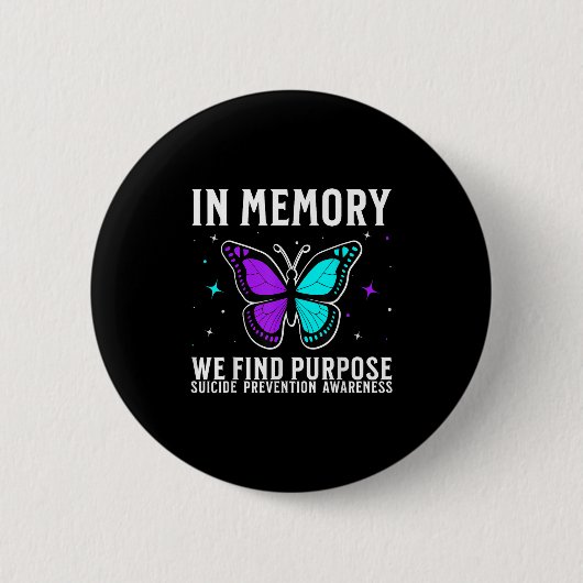 Badge Rond 5 Cm Suicide Awareness Suprt Suicide Prevention Awarene (Devant)