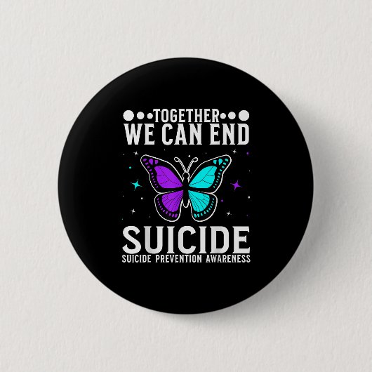 Badge Rond 5 Cm Suicide Awareness Suprt Suicide Prevention Awarene (Devant)